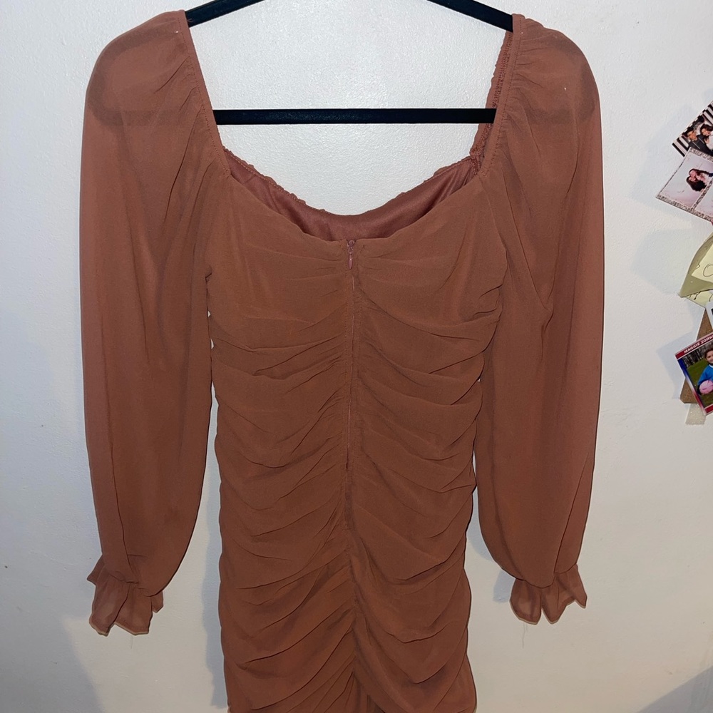 PINK RUFFLE DRESS - Picture 2 of 2